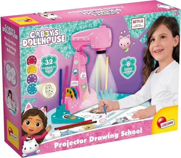 Proiector de desen Lisciani Giochi - Gabby's Dollhouse, LED