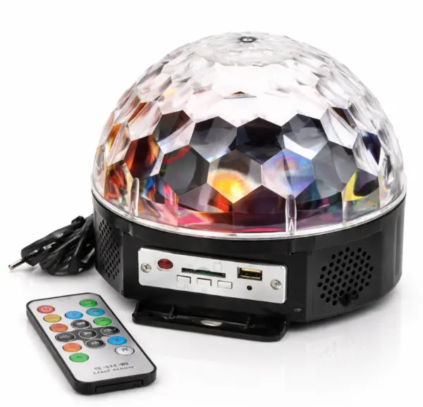 Proiector Disco Led Magic Ball Light cu telecomanda si Redare Audio MP3 AH