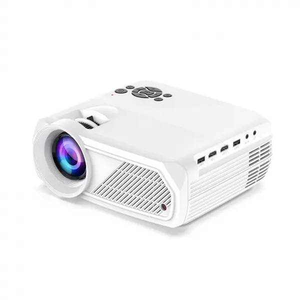 Proiector iSEN H96 Max PJ-X6 Alb, FHD, Decodare 4K, Pana la 150 , 280 lumeni, 280 ANSI, Android 11.0, 1GB RAM, 8GB ROM, WiFi6 dual band