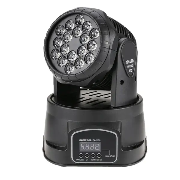 Proiector LED color DEPOX , Light Maddness, jocuri de lumini, 70W, 18 surse lumina, negru