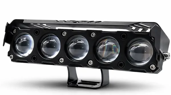 Proiector LED cu Lupa 12V cu 2 Faze 50W 5 LED pentru Auto SUV ATV Off Road