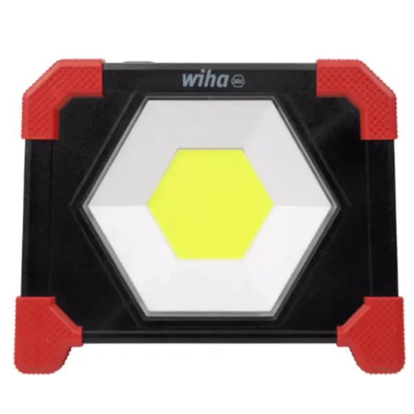 Proiector LED reincarcabil 3000 lm, cu suport magnetic si carlig rotativ - Wiha 45698