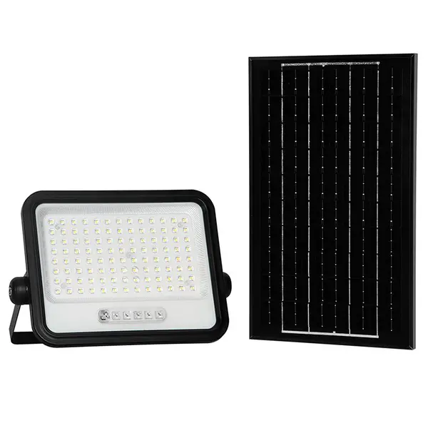Proiector LED solar 200W exterior 7 in 1 dimabil IP65 cu telecomanda