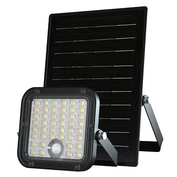 Proiector LED solar 30W exterior 4800lm 3 in 1 IP65 cu lumina rece si neutra