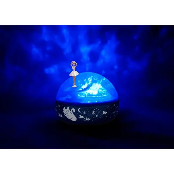 Proiector muzical de stele albastru Trousselier balerina