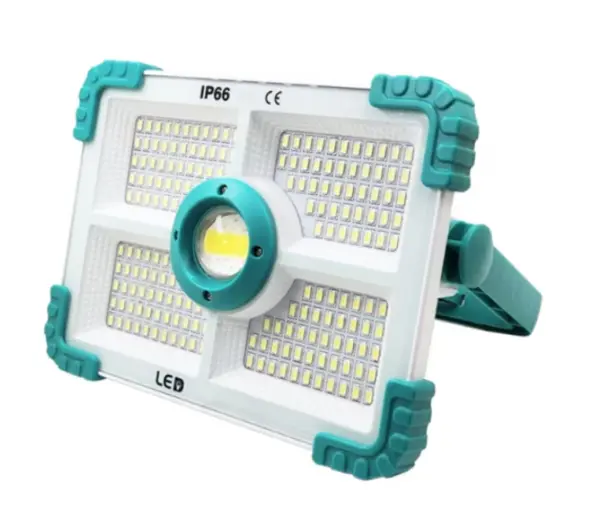Proiector solar COBA CB F188 cu 188 LED putere 100 W alb/albastru 5 casete