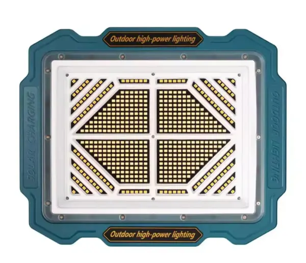 Proiector solar cu 3 panouri W8150 4 cu 6 acumulatori