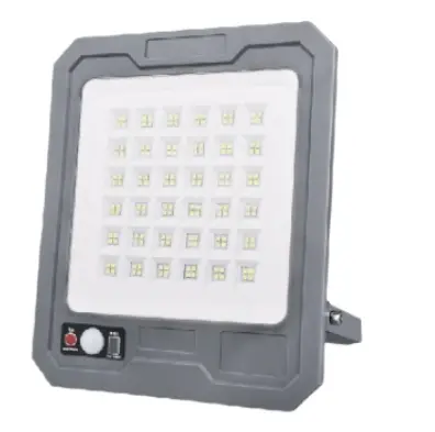 Proiector solar LED COBA CB T105 putere 500W panou solar separat senzor de miscare telecomanda