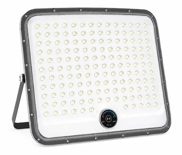 Proiector solar LED Exterior 600W IP65 cu panou separat cu senzor de miscare puternic