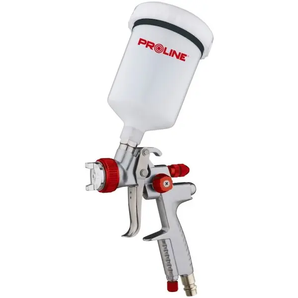 PROLINE Pistol pentru vopsit pneumatic Proline, 3 bar, rezervor superior tip LVMP, 600 ml