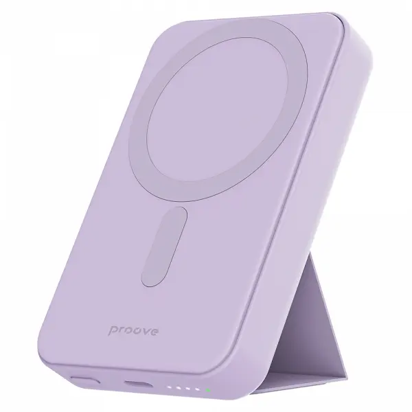 Proove Baterie Externa Wireless Proove Hyperion, 10000mAh, 20W, PD + FQI, 1 x QI - 1 x USB-C, Mov