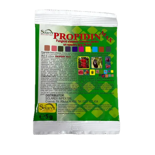 Propidin Max 5 gr, fungicid sistemic si de contact (pomi, legume, vita de vie) - Default Title