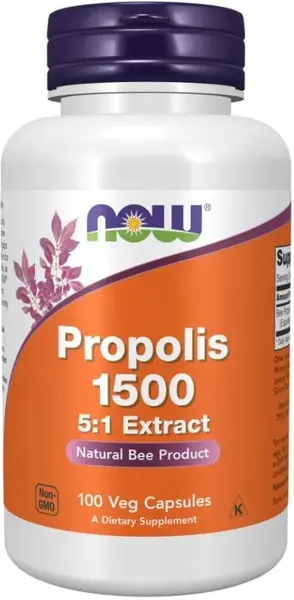 Propolis 1500 5:1 Extract, 300 mg, 100 capsule, Now