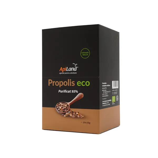 Propolis purificat 95% ECO - 10 plicuri x 10g - Default Title