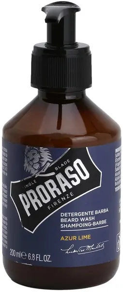 Proraso Azur Lime Șampon hrănitor pentru barbă, 200 ml