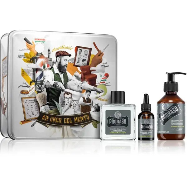 Proraso Cypress & Vetyver set pentru barbă