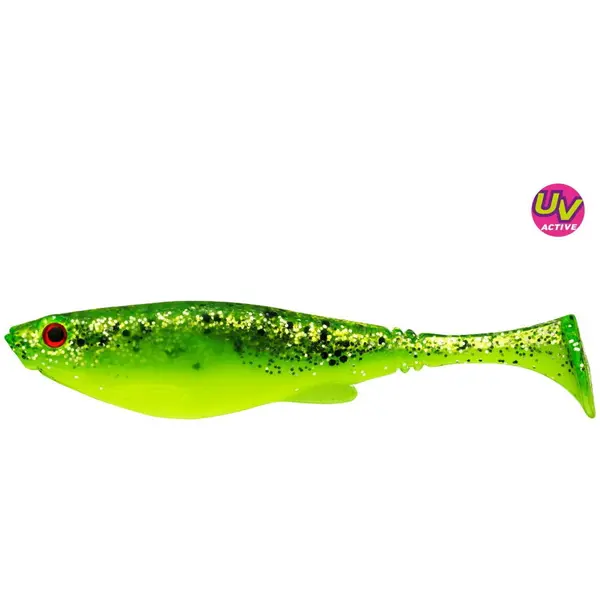 Prorex Belly Shad 11cm Chartreuse Shocker 4buc