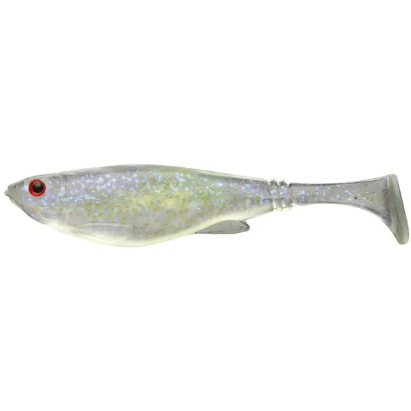 Prorex Belly Shad 8.5cm White Ghost 4buc