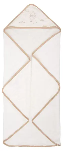 Prosop cu glugă Bimbidreams - Noe, 100 x 100 cm, White