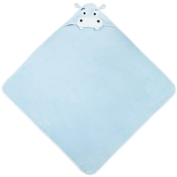 Prosop cu glugă Sensillo - Water Friends, hipopotam, 100 х 100 cm