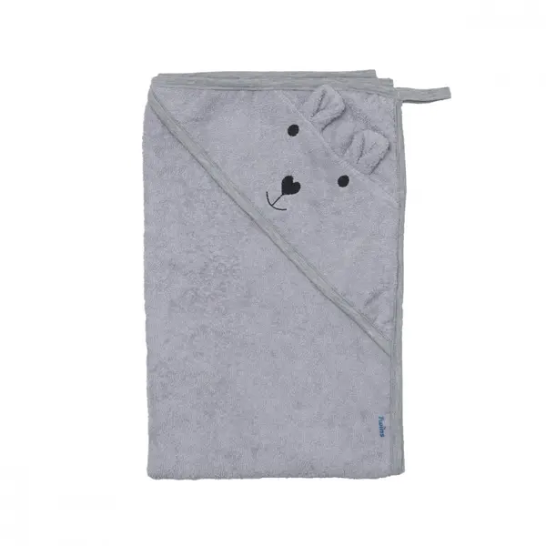 Prosop de baie din bumbac Twins Bear 100x100 cm gri