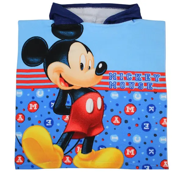Prosop de baie pentru copii, tip poncho, multicolor, 50x100 cm, So fun, Mickey Mouse Engros