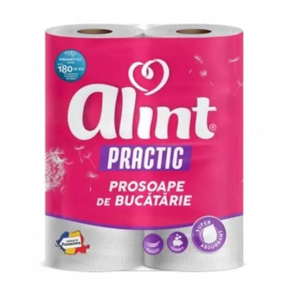 Prosop de Bucatarie, Alint, 2 Straturi, 50 Foi, 2 Role