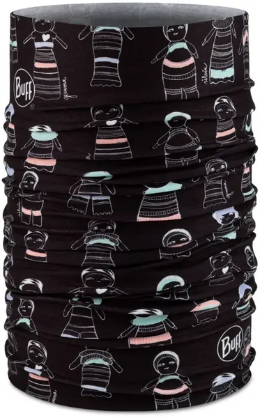 Prosop de cap pentru copii BUFF - Original Ecostretch, negru