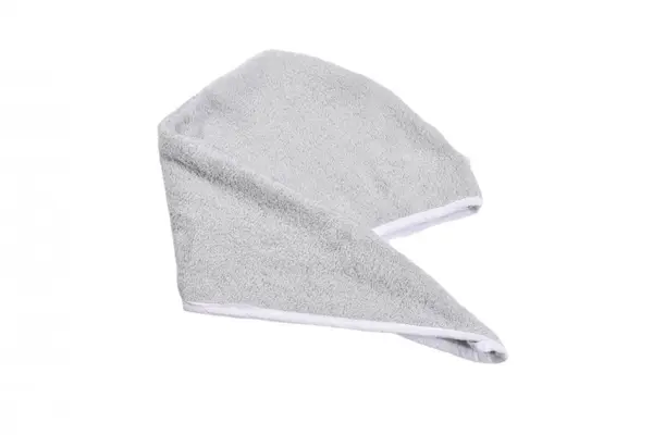 Prosop de par tip turban frotir bumbac gri