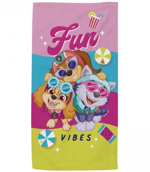 Prosop de plaja pentru copii Paw Patrol 140x70 cm