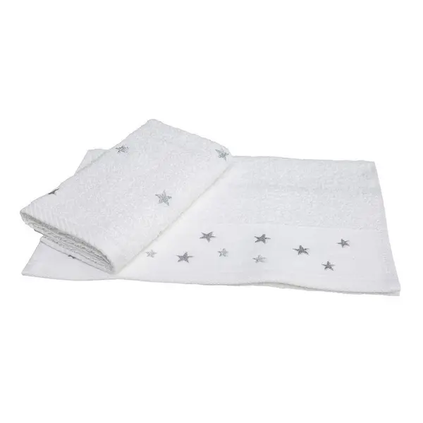 Prosop Pentru Oaspeți 30/50 cm argintiu, alb