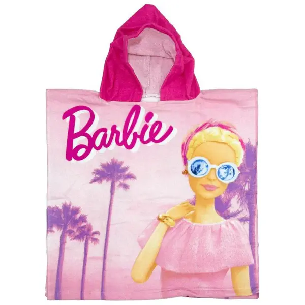 Prosop tip poncho, multicolor, 50 x 100 cm, Barbie Engros