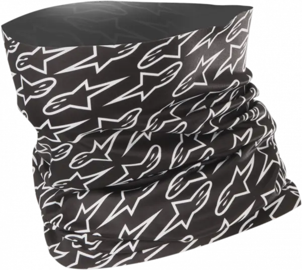 Protectie Alpinstars Astars Neck Tube Negru Alb marimea OS