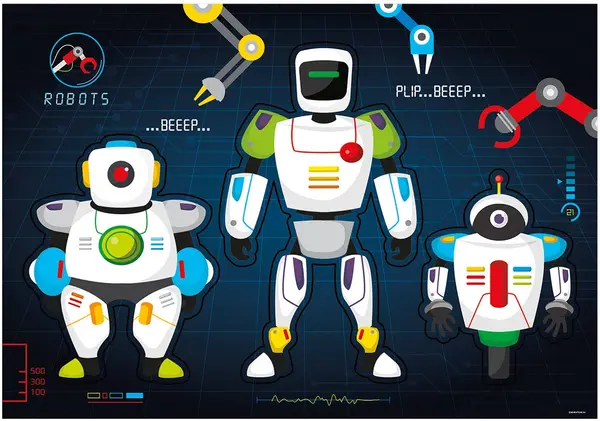 Protectie birou Derform - Robot, carton