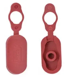 Protectie cauciuc pentru mufa de incarcare compatibil cu Xiaomi Mijia M365 (Rosu)
