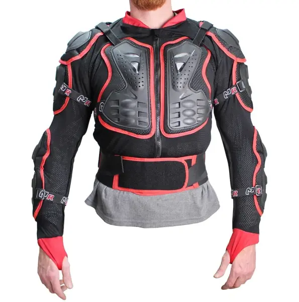 Protectie cross enduro, Buzer VIG-20500, marime L, culoare negru rosu