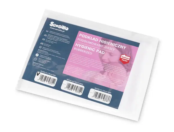 Protectie impermebila din bumbac pentru patut copii Sensillo Hygienic Jersey 120x60 cm Alb,prindere cu elastic pe colturi