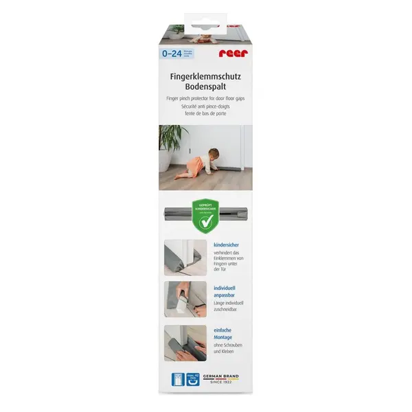 Protectie impotriva prinderii degetelor sub usa gri Reer