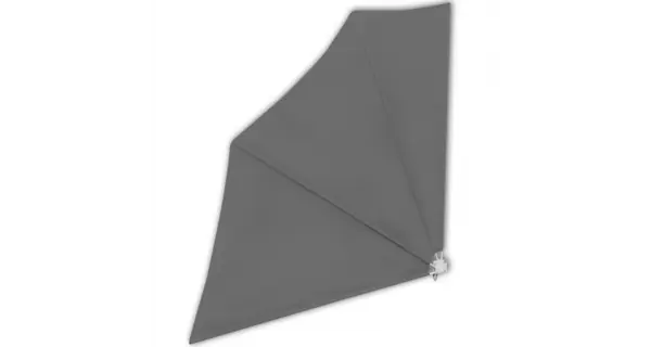 Protectie impotriva vantului pliabila pentru terasa 140 x 140 cm Gri