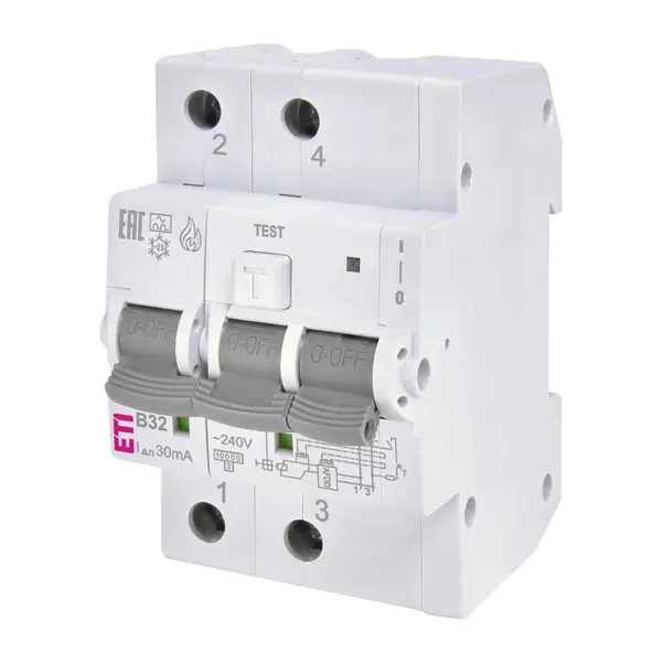 Protectie incendiu AFDD RCBO 3M2p A B25 ETI 002173817
