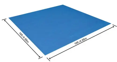 Protectie la sol piscine supraterane Bestway 58003, 488x488 cm