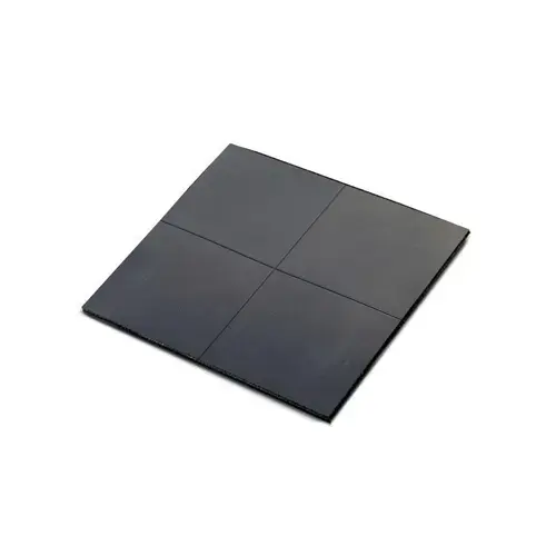 Protectie pardoseala aparat fitness TOORX PANT-04, Dimensiuni 100 x 100 x 2 cm, Negru