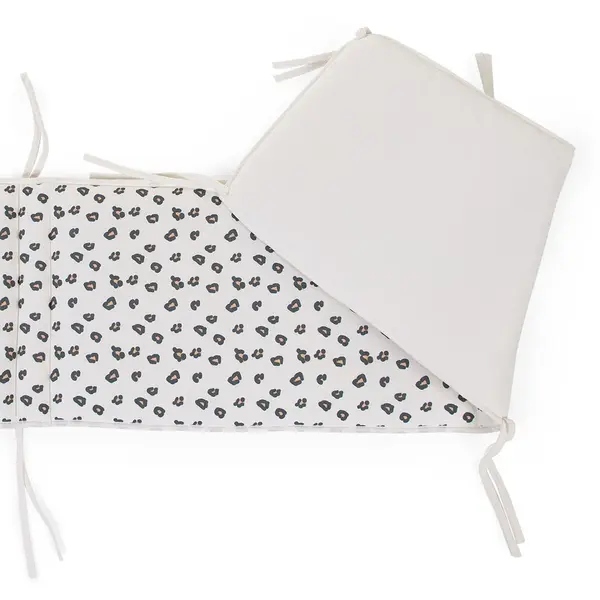Protectie patut Jerse 35x170 cm leopard Childhome
