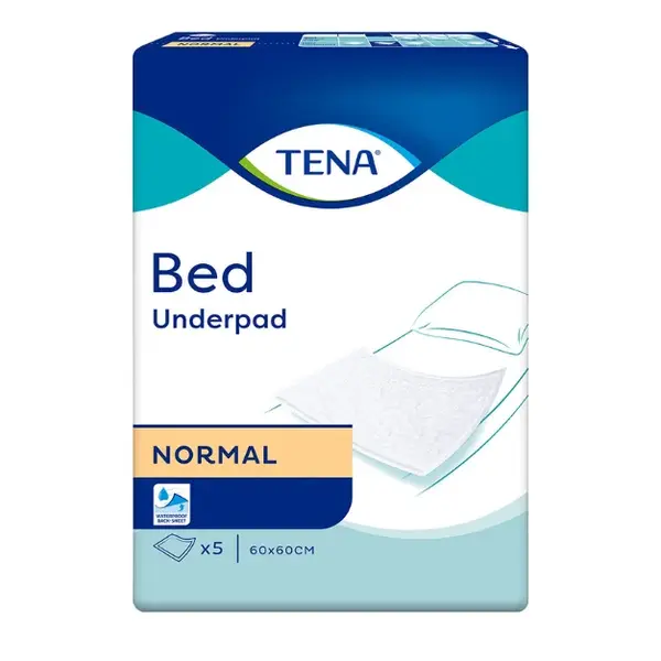 Protectie pentru pat Bed Normal, 60x60 cm, 5 bucati, Tena