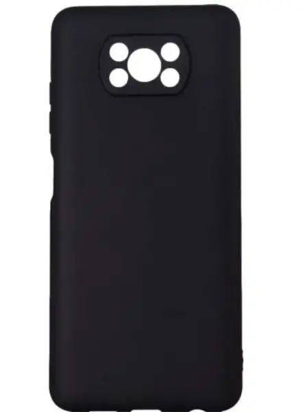 Protectie pentru spate Spacer pentru Xiaomi Pocophone X3 Pro 5G, Negru