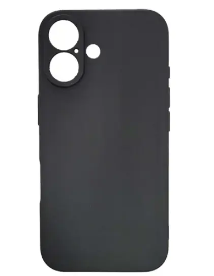 Protectie pentru spate Spacer SPPC-AP-IP16-TPU pentru Iphone 16, Negru