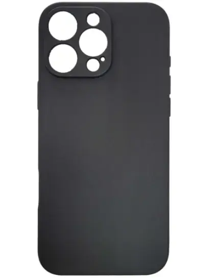Protectie pentru spate Spacer SPPC-AP-IP16PM-TPU pentru Iphone 16 Pro Max, Negru