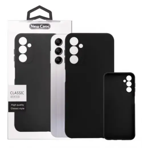 Protectie pentru spate Spacer SPPC-SM-GX-A14-TPU pentru Samsung Galaxy A14, Negru