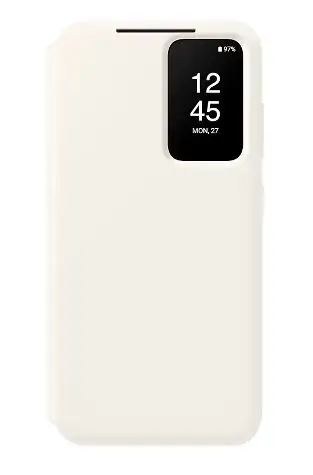 Protectie Smart View Wallet Samsung EF-ZS911CUEGWW pentru Samsung Galaxy S23 (Crem)