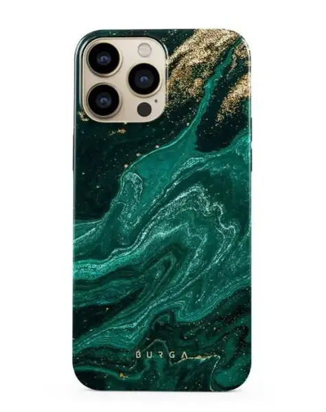Protectie Spate Burga Dual Layer Emerald Pool pentru Apple iPhone 13 Pro (Multicolor)